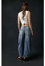 Free people Free People - Good Luck Midrise Barrel Jean (Ultra Light)