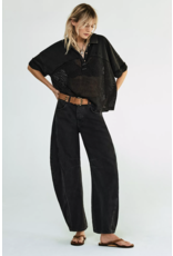 Free people Free People - Good Luck Midrise Barrel Jean (Soundwave)