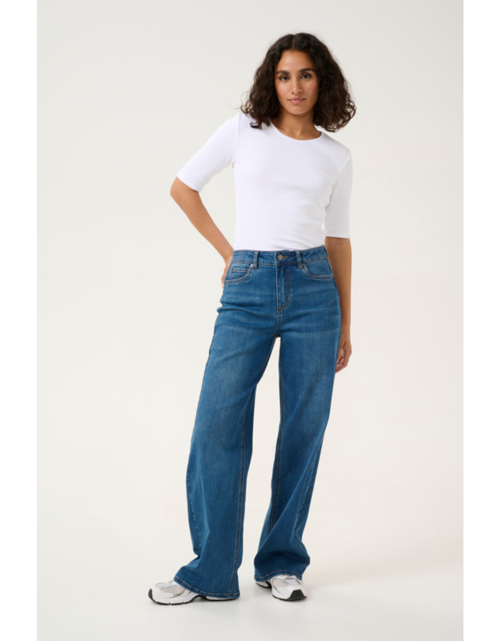 Kaffe Kaffe - Sinem High Waist Jeans (Medium Blue)