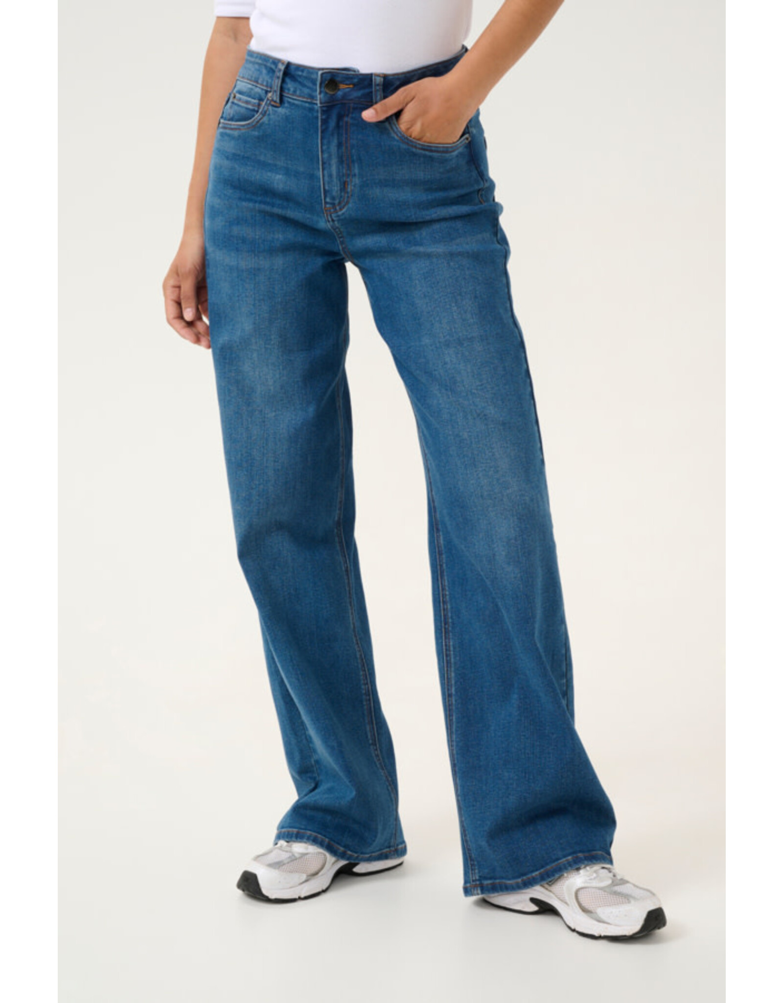 Kaffe Kaffe - Sinem High Waist Jeans (Medium Blue)