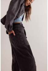 Free people Free People - Moxie Low Slung Pull on Barrel Jean (Nighthawk)