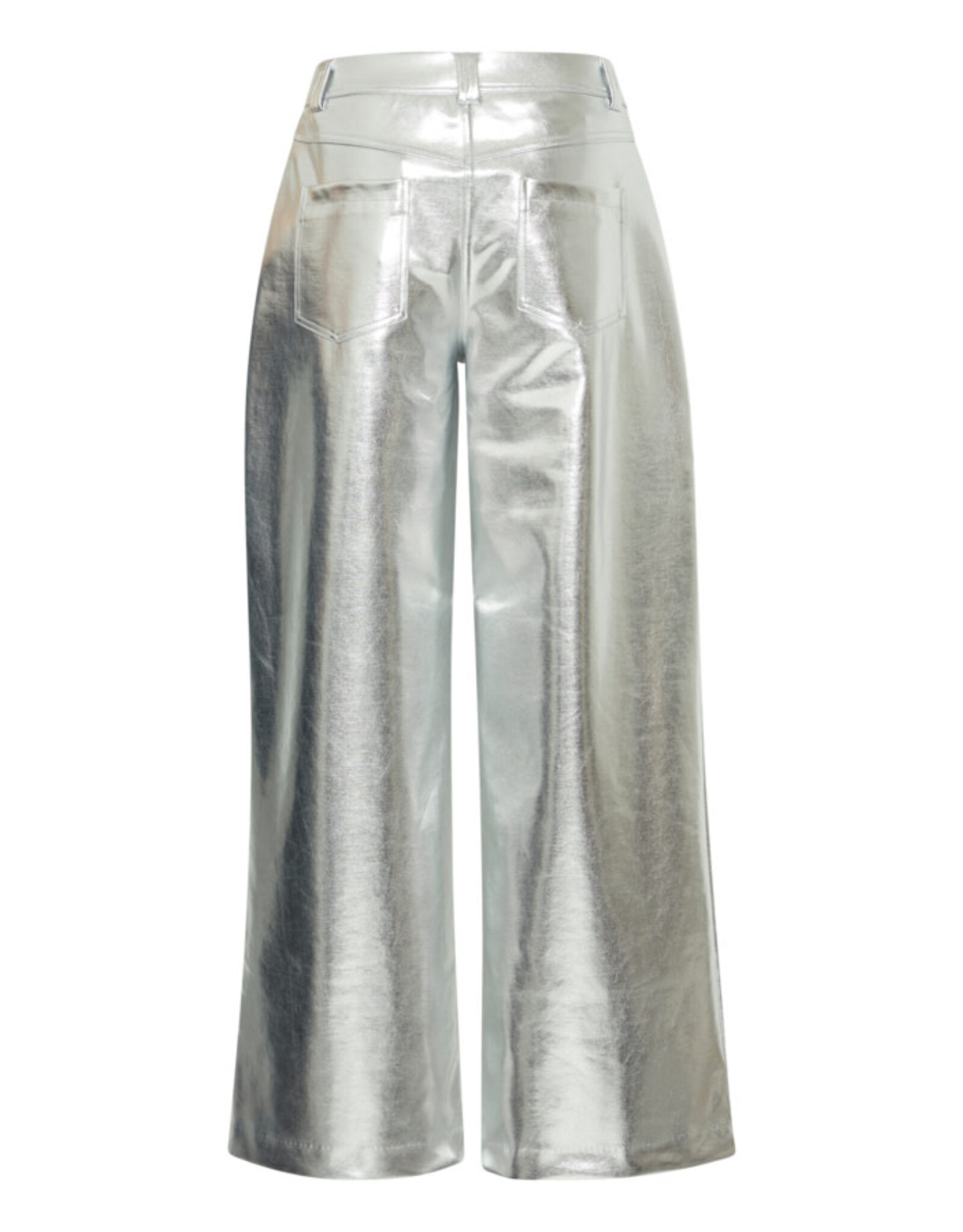 ICHI ICHI - Kate Metallic Trousers (Silver)