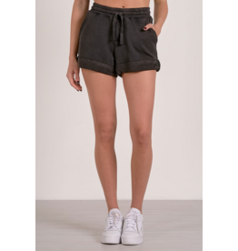 Elan Elan -Addison  Cuffed Shorts (Black)