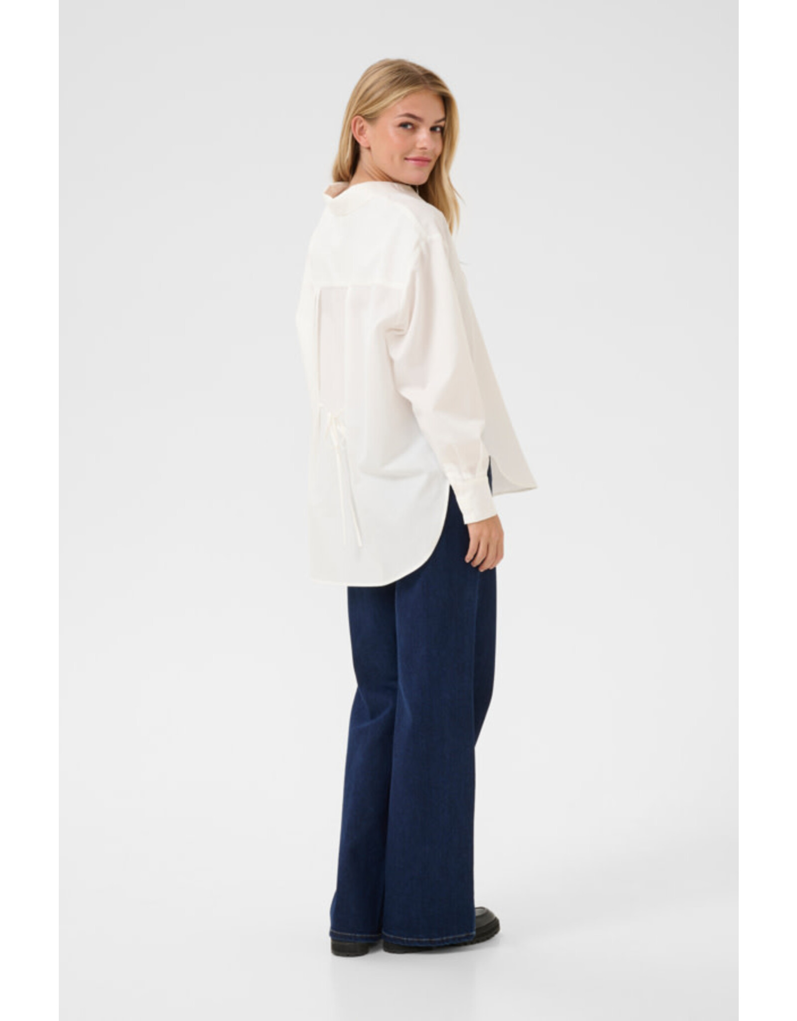 Kaffe Kaffe - Selma Shirt (Chalk)