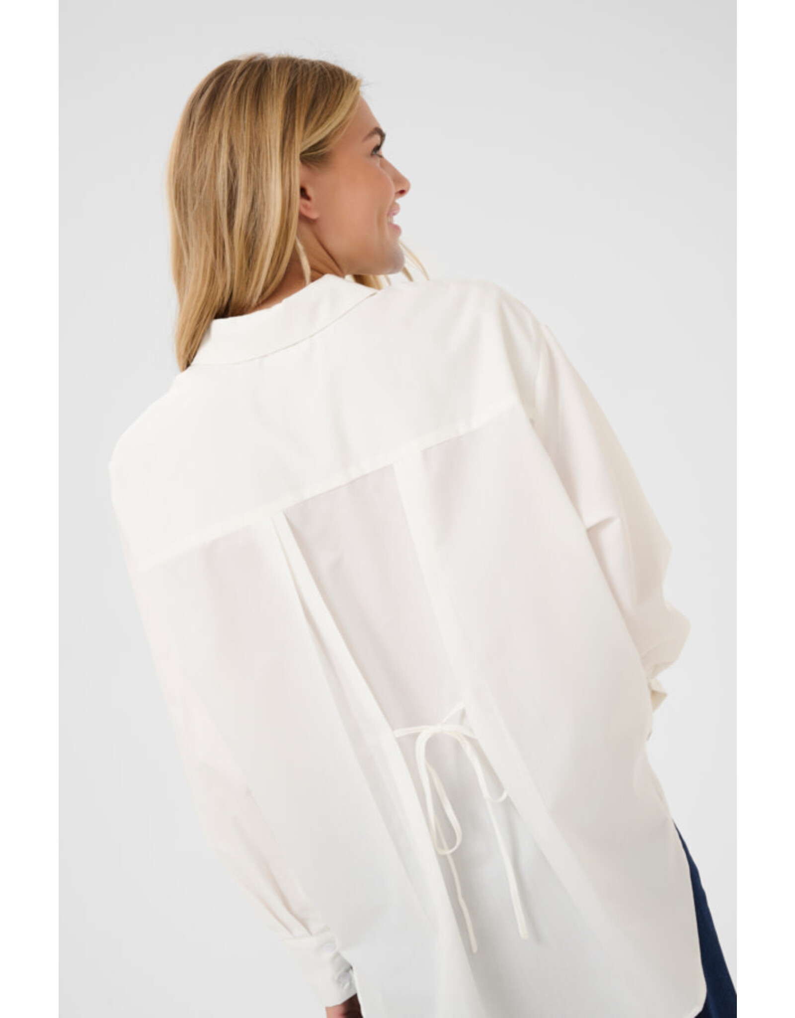 Kaffe Kaffe - Selma Shirt (Chalk)