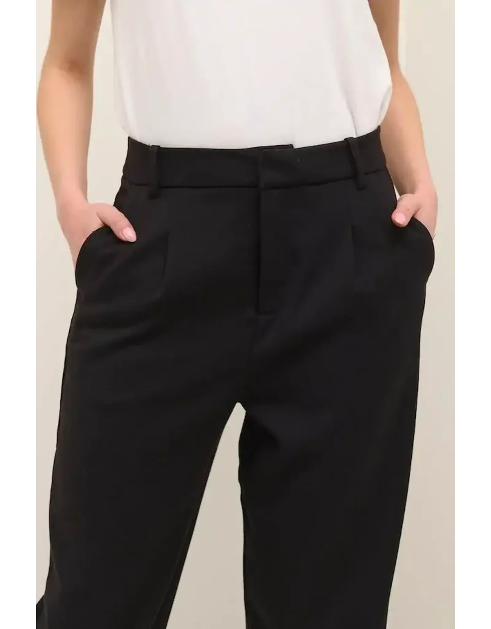 Kaffe Kaffe - Merle pants (black deep)