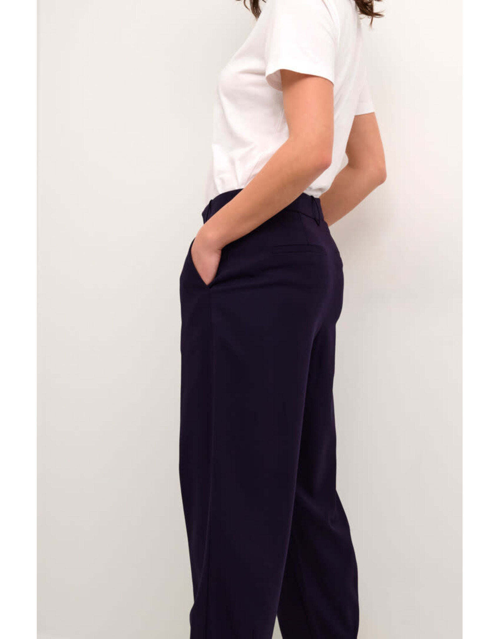 Kaffe Kaffe - Merle pants (black deep)