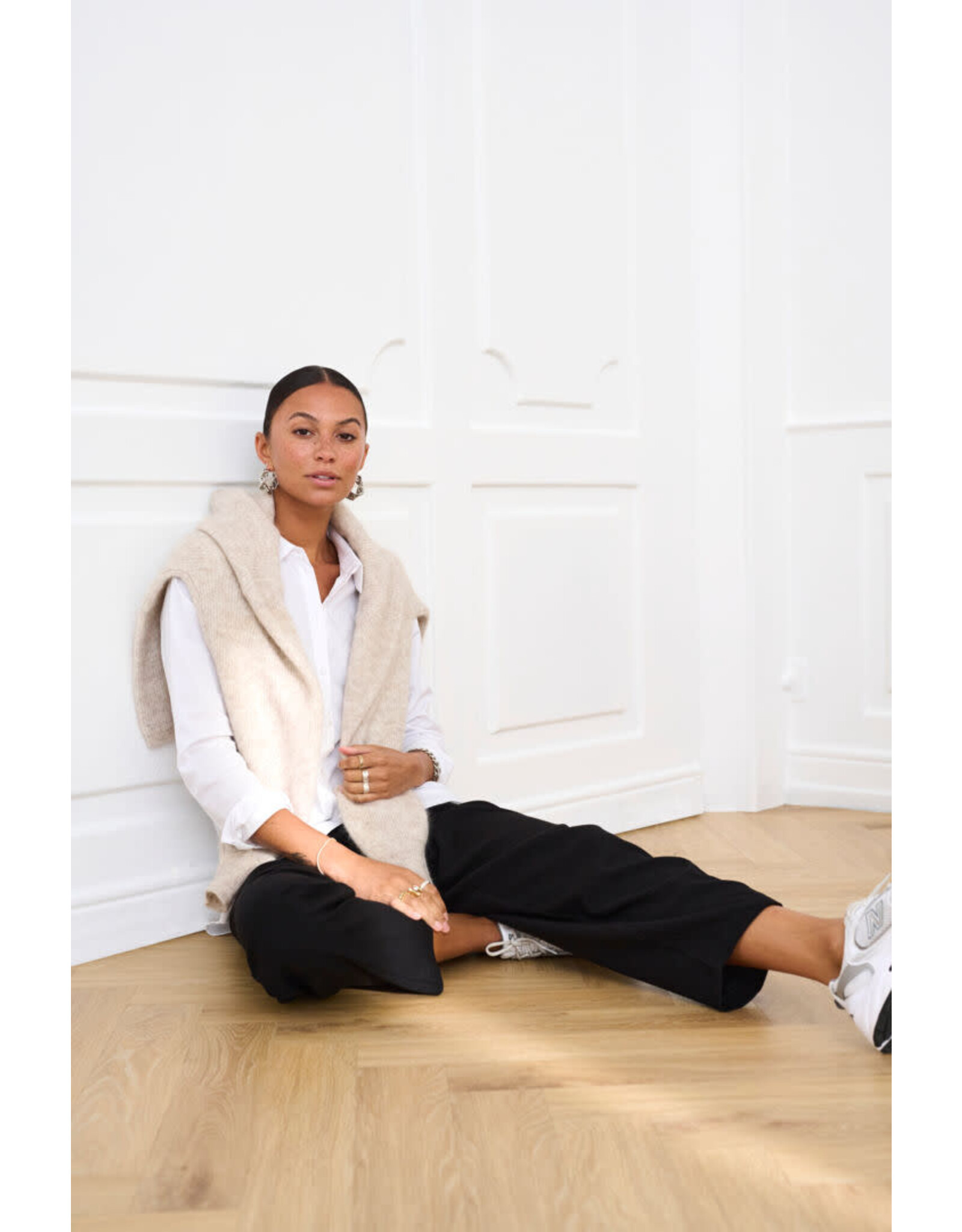 Kaffe Kaffe - Merle pants (black deep)