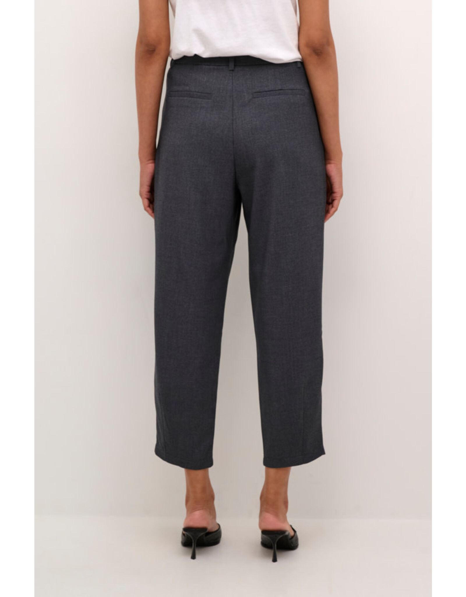 Kaffe Kaffe - Merle pants (Dark grey melange)