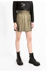 Molly Bracken Molly Bracken - Metallic mini skirt (gold)