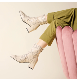 Django and Juliette Django & Juliette - Vian (Cream - Black stitch leather)