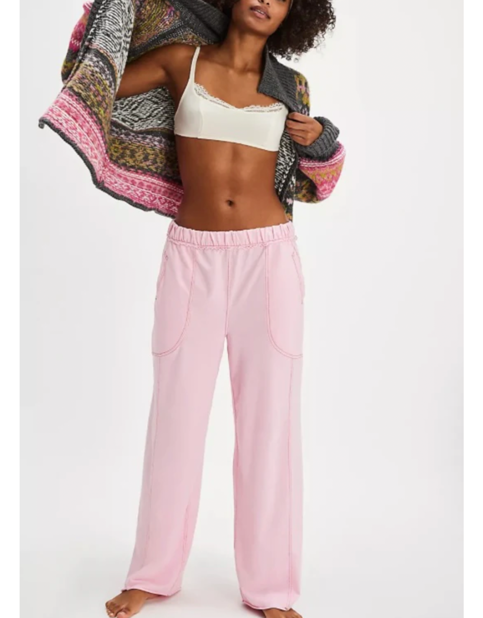 Free people Free People - Don't Wait Up Lounge Pant (Rose Dawn)