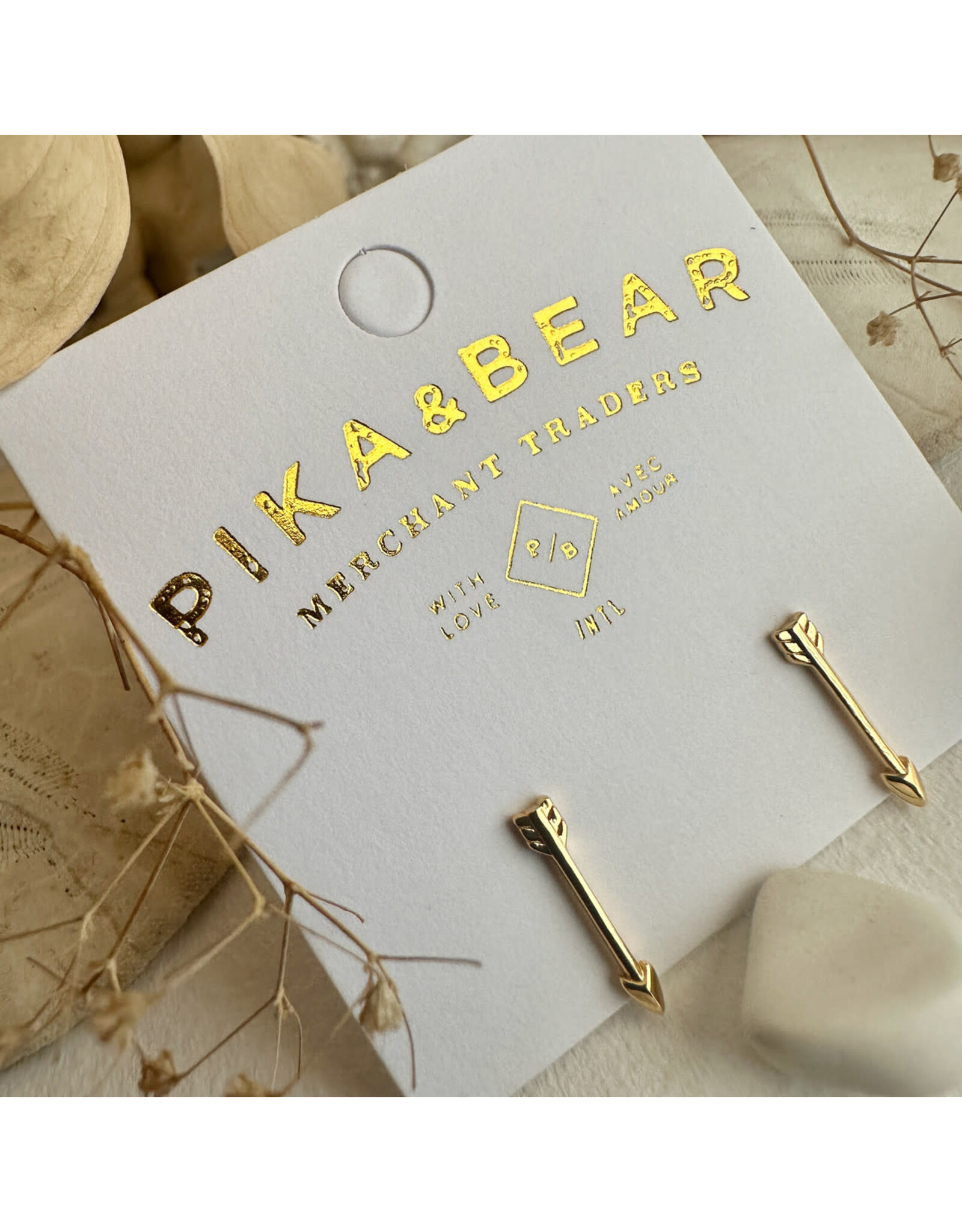 Pika & Bear Pika & Bear - "Bullseye" Arrow Stud Earring