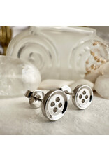 Pika & Bear Pika & Bear - "Notion" Button Stud Earrings