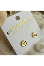 Pika & Bear Pika & Bear - "Notion" Button Stud Earrings