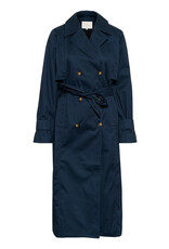 Kaffe Kaffe - Patricia Trench Coat (Midnight Marine)