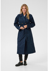 Kaffe Kaffe - Patricia Trench Coat (Midnight Marine)