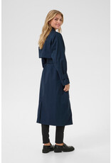 Kaffe Kaffe - Patricia Trench Coat (Midnight Marine)