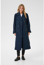 Kaffe Kaffe - Patricia Trench Coat (Midnight Marine)