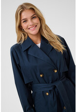 Kaffe Kaffe - Patricia Trench Coat (Midnight Marine)