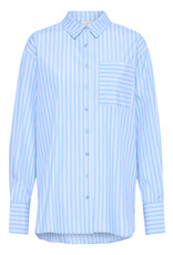 Kaffe Kaffe - Mackie Shirt (Blue / White Stripe)
