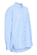 Kaffe Kaffe - Mackie Shirt (Blue / White Stripe)