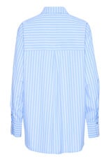 Kaffe Kaffe - Mackie Shirt (Blue / White Stripe)
