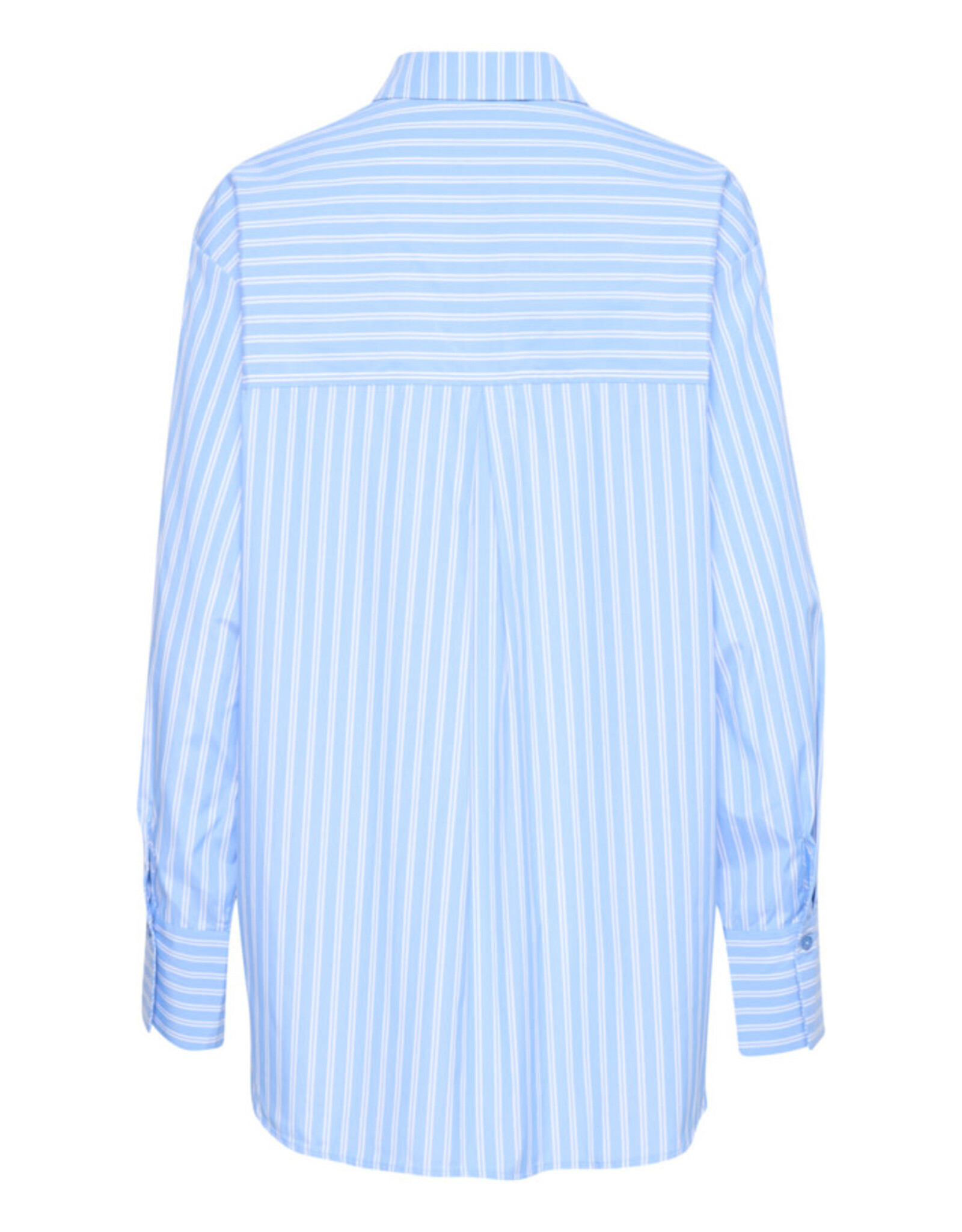 Kaffe Kaffe - Mackie Shirt (Blue / White Stripe)