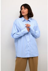 Kaffe Kaffe - Mackie Shirt (Blue / White Stripe)