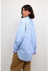 Kaffe Kaffe - Mackie Shirt (Blue / White Stripe)