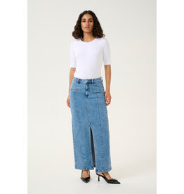 Kaffe Kaffe - Throa Denim Skirt (Medium Blue)