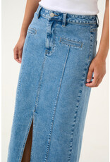 Kaffe Kaffe - Throa Denim Skirt (Medium Blue)