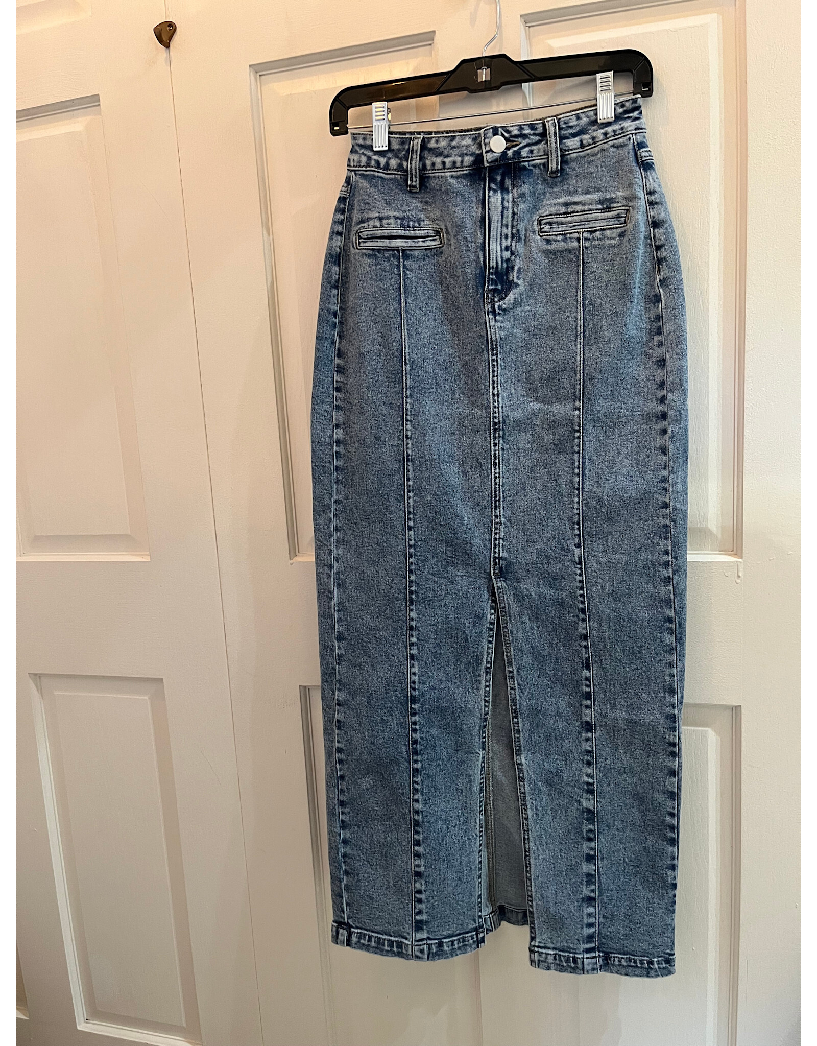 Kaffe Kaffe - Throa Denim Skirt (Medium Blue)