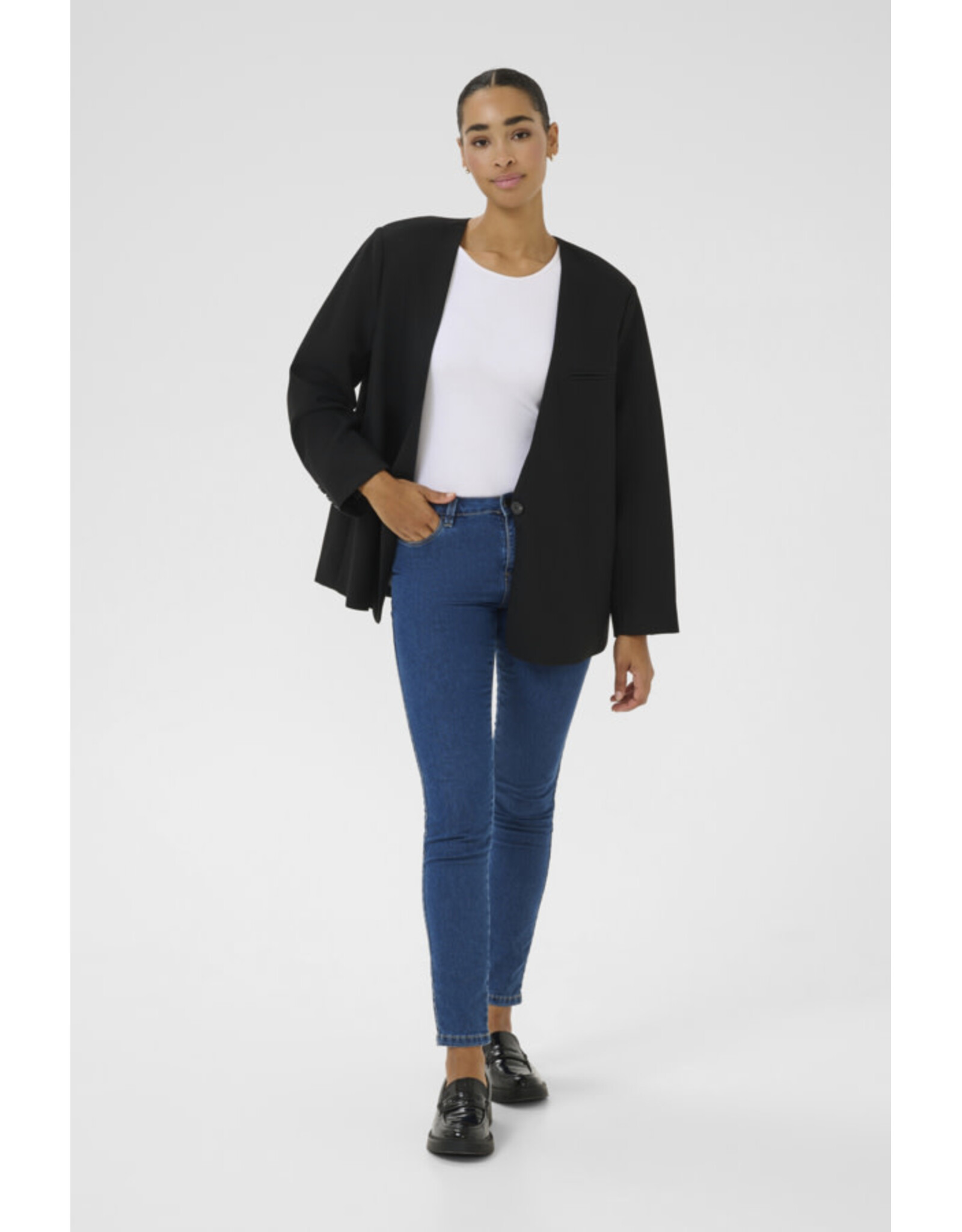 Kaffe Kaffe - Molly Blazer (Black Deep)
