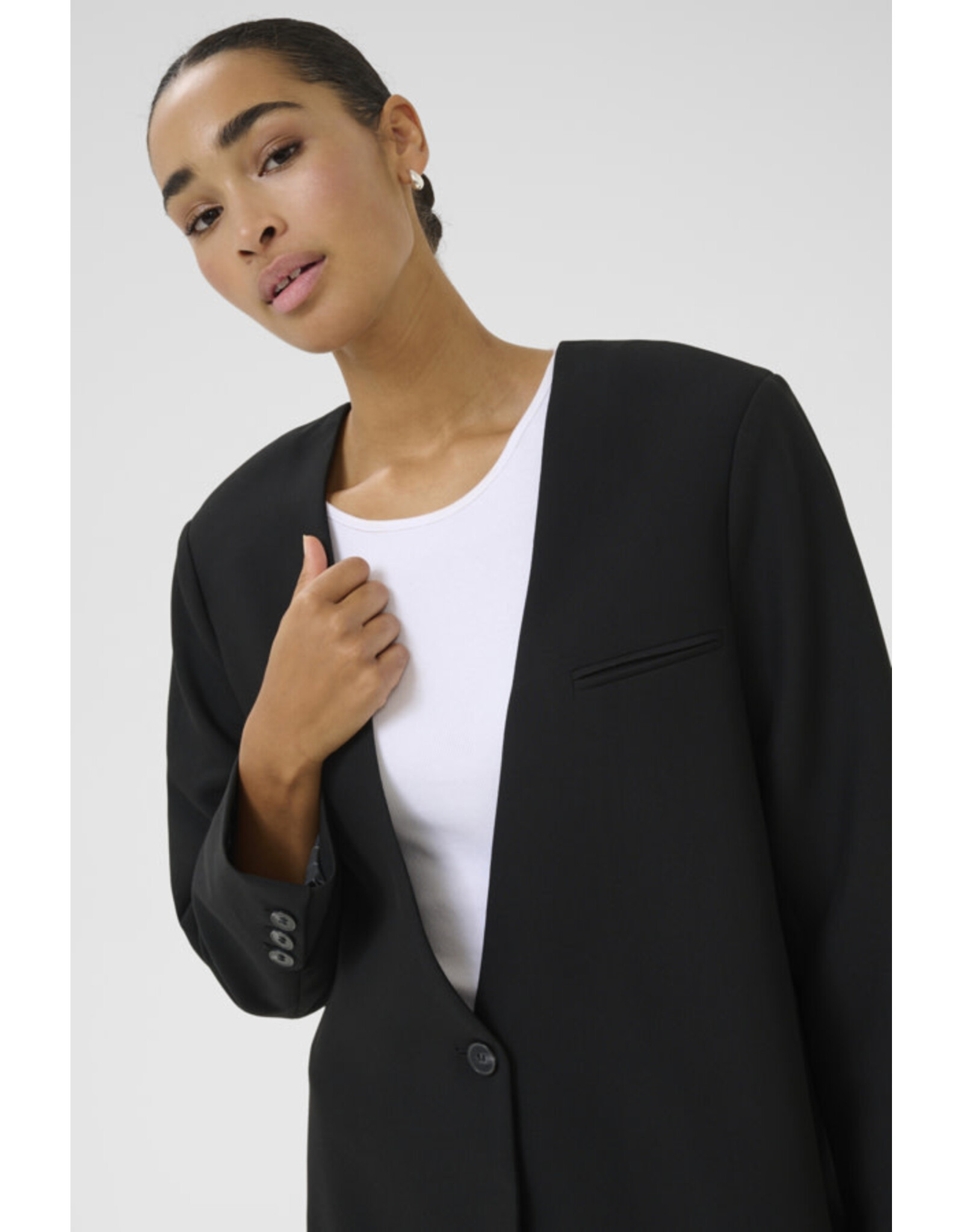 Kaffe Kaffe - Molly Blazer (Black Deep)