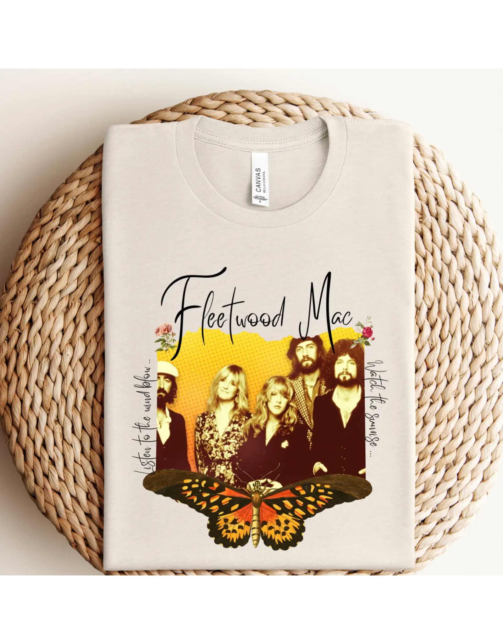 Willow Poppy Butterfly Music Graphic Tee