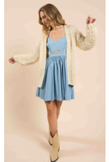 Sadie & Sage Sadie & Sage - Heart You Cardigan (Ivory / Pink)