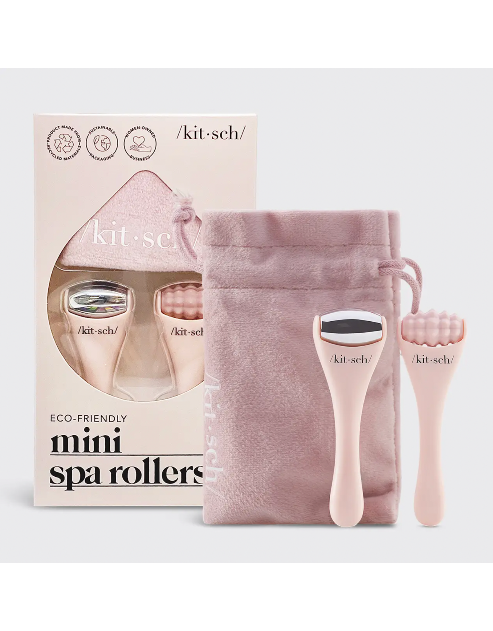 kitsch Kitsch - Mini Spa Rollers 2pc Set