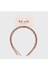 kitsch Kitsch - Recycled Plastic Zig Zag Headband 2pc - Neutral