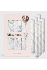 kitsch Kitsch - Satin Heatless Pillow Rollers 6pc (Soft Marble)