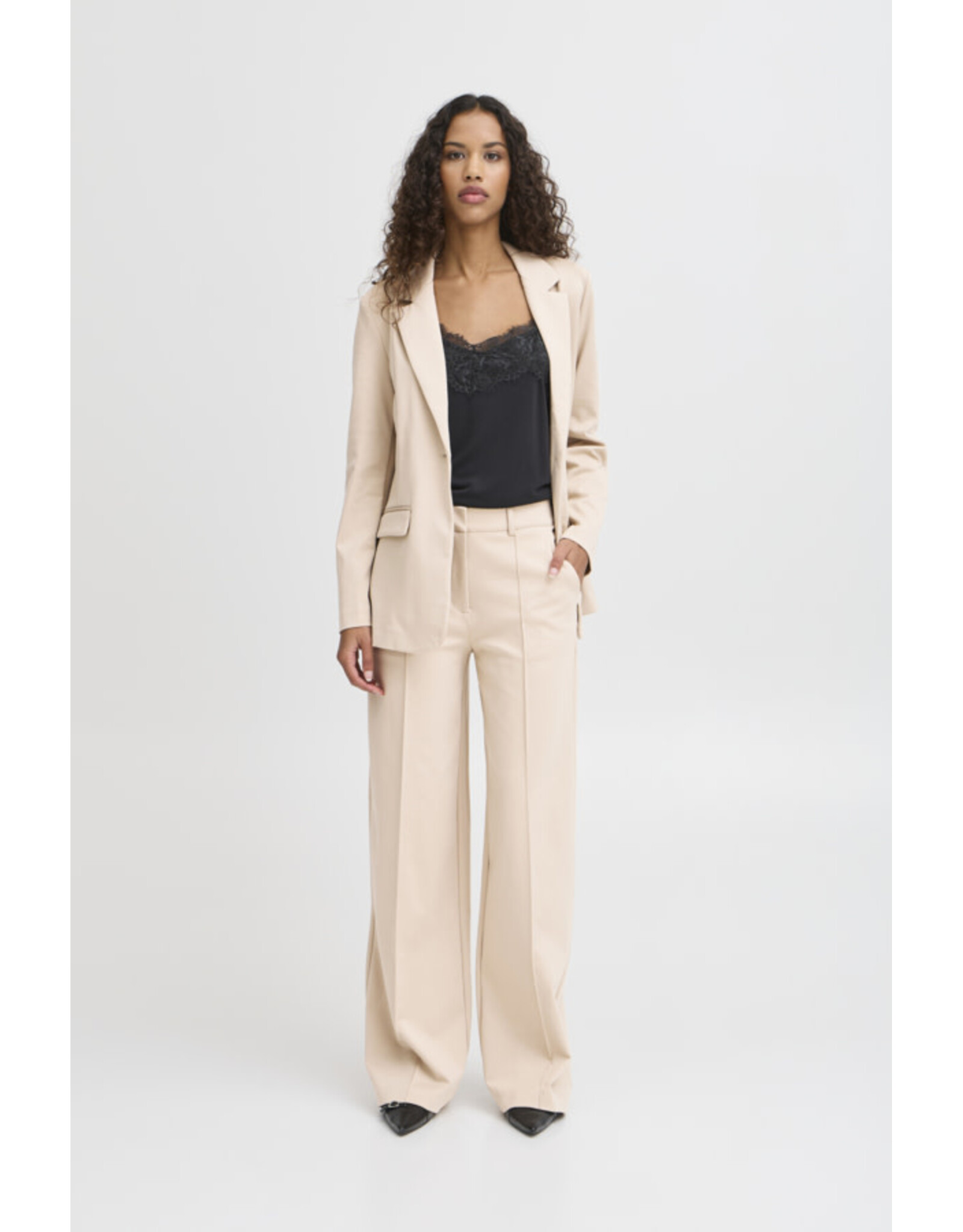 ICHI ICHI - Kate wide leg pants (Doeskin)