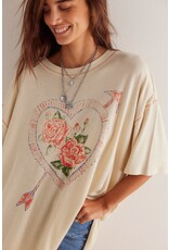 Free people Free People - Love Rose Tee (Ivory)