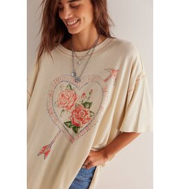 Free people Free People - Love Rose Tee (Ivory)