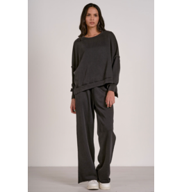 Elan Elan - Avery Crewneck Oversized Top (Blk)