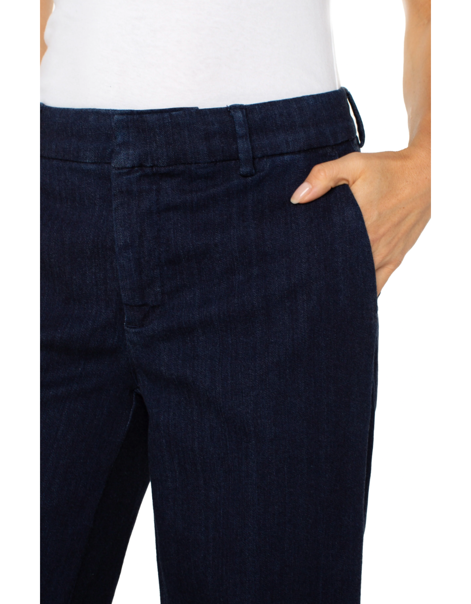 Liverpool Liverpool - Kelsey wide leg trouser (Indigo Rinse)
