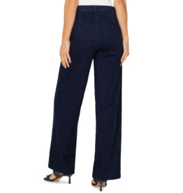 Liverpool Liverpool - Kelsey wide leg trouser (Indigo Rinse)