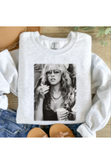 Willow Poppy Lady Legend Crewneck Sweatshirt (Stevie - Grey)