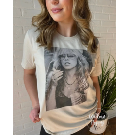 Willow Poppy Lady Legend Crewneck Tee (Stevie - Light Beige)