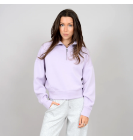RD Style RD Style - Mailyn soft scuba half zip pullover (Lavender)