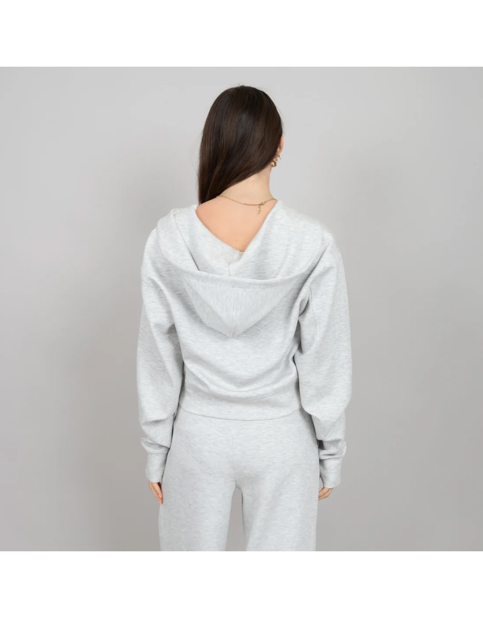 RD Style RD Style - Haidelyn Soft Knit Zip (Light Grey Melange)